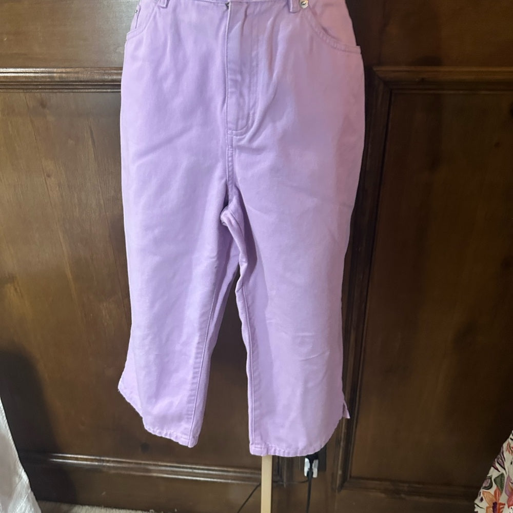 SIZE 10P Ralph Lauren Purple Capris