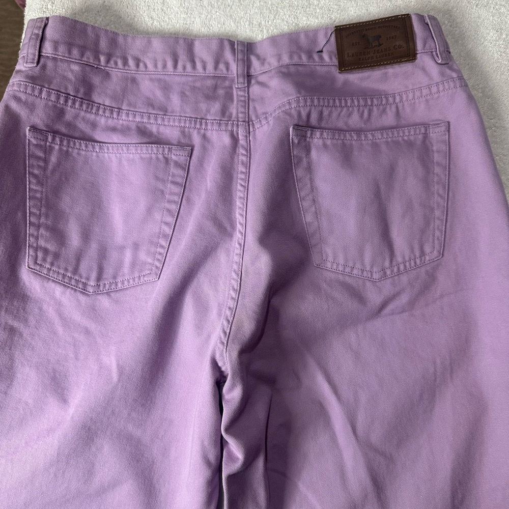 SIZE 10P Ralph Lauren Purple Capris
