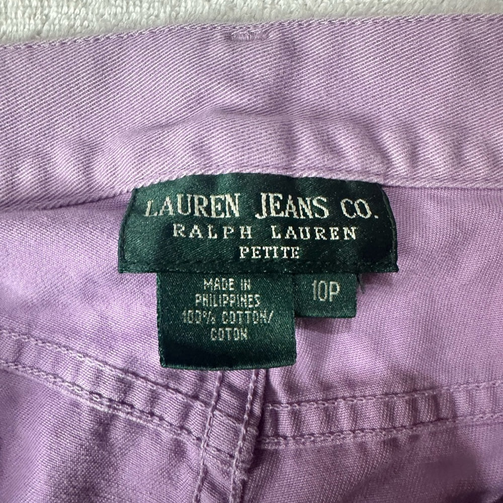 SIZE 10P Ralph Lauren Purple Capris