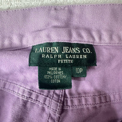 SIZE 10P Ralph Lauren Purple Capris