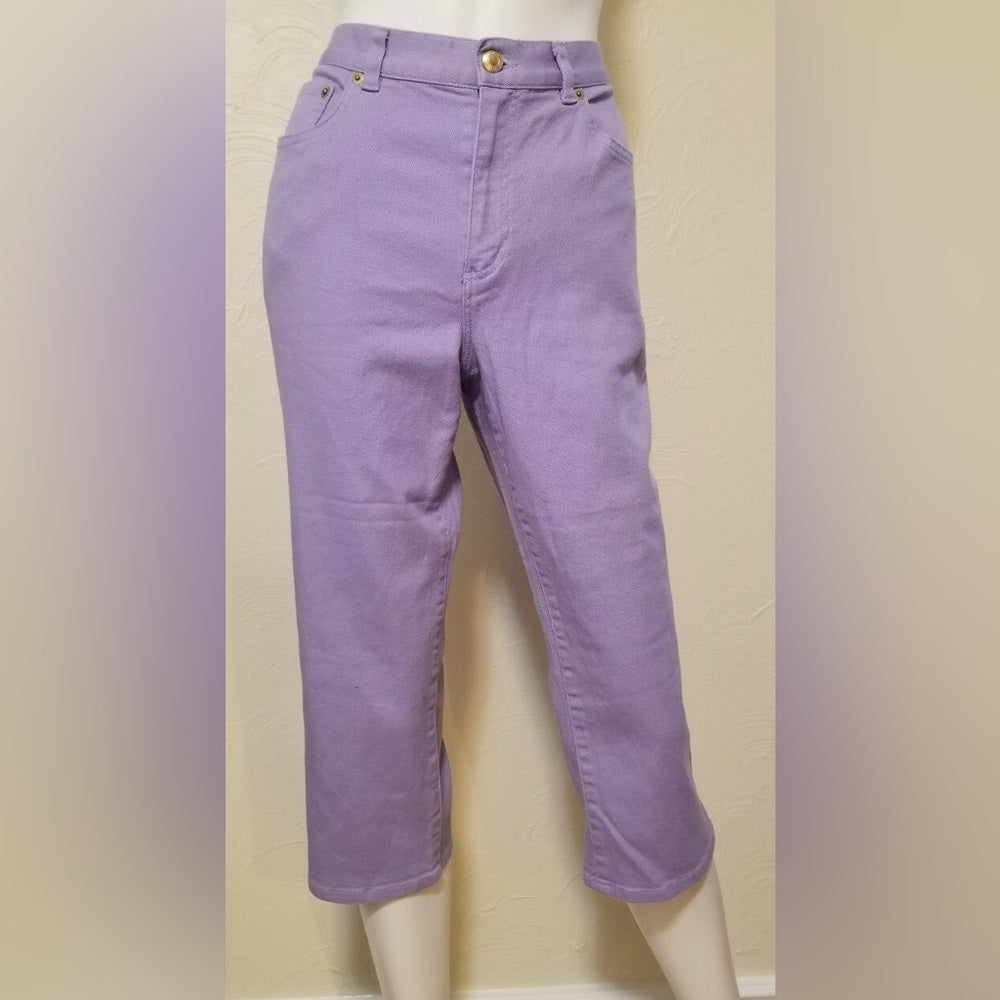 SIZE 10P Ralph Lauren Purple Capris