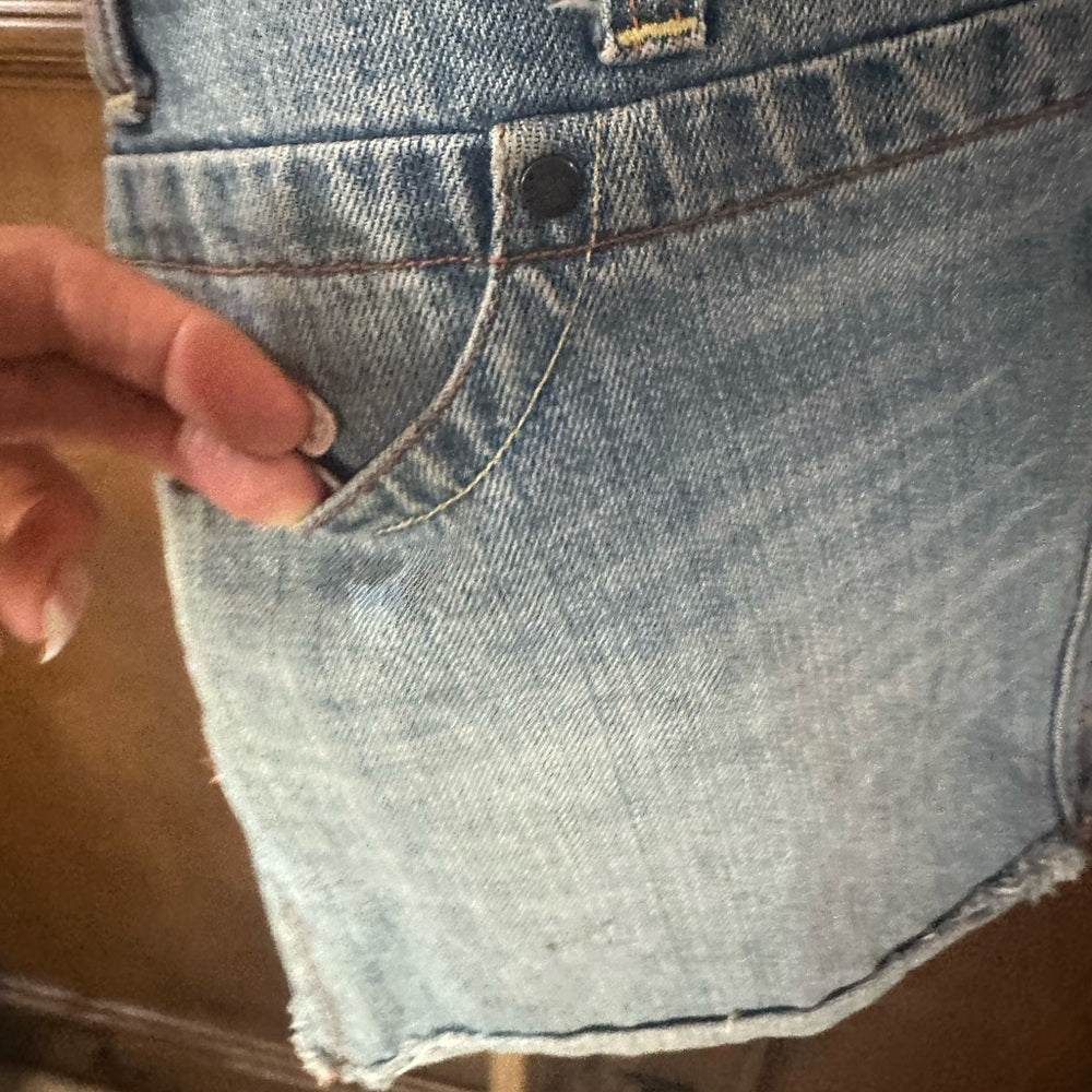 SIZE 4 American Eagle Outfitters Blue Mini Skirt Casual