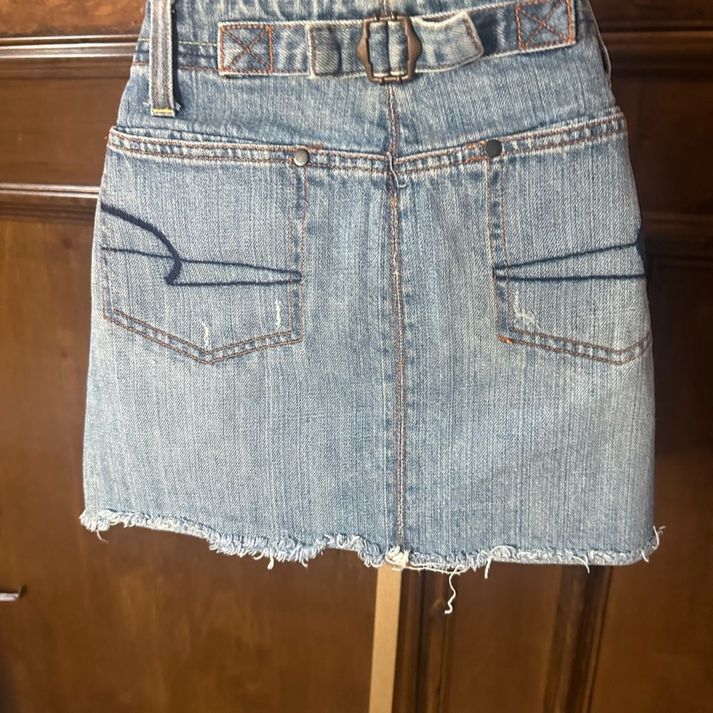 SIZE 4 American Eagle Outfitters Blue Mini Skirt Casual