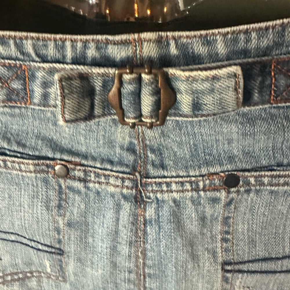 SIZE 4 American Eagle Outfitters Blue Mini Skirt Casual