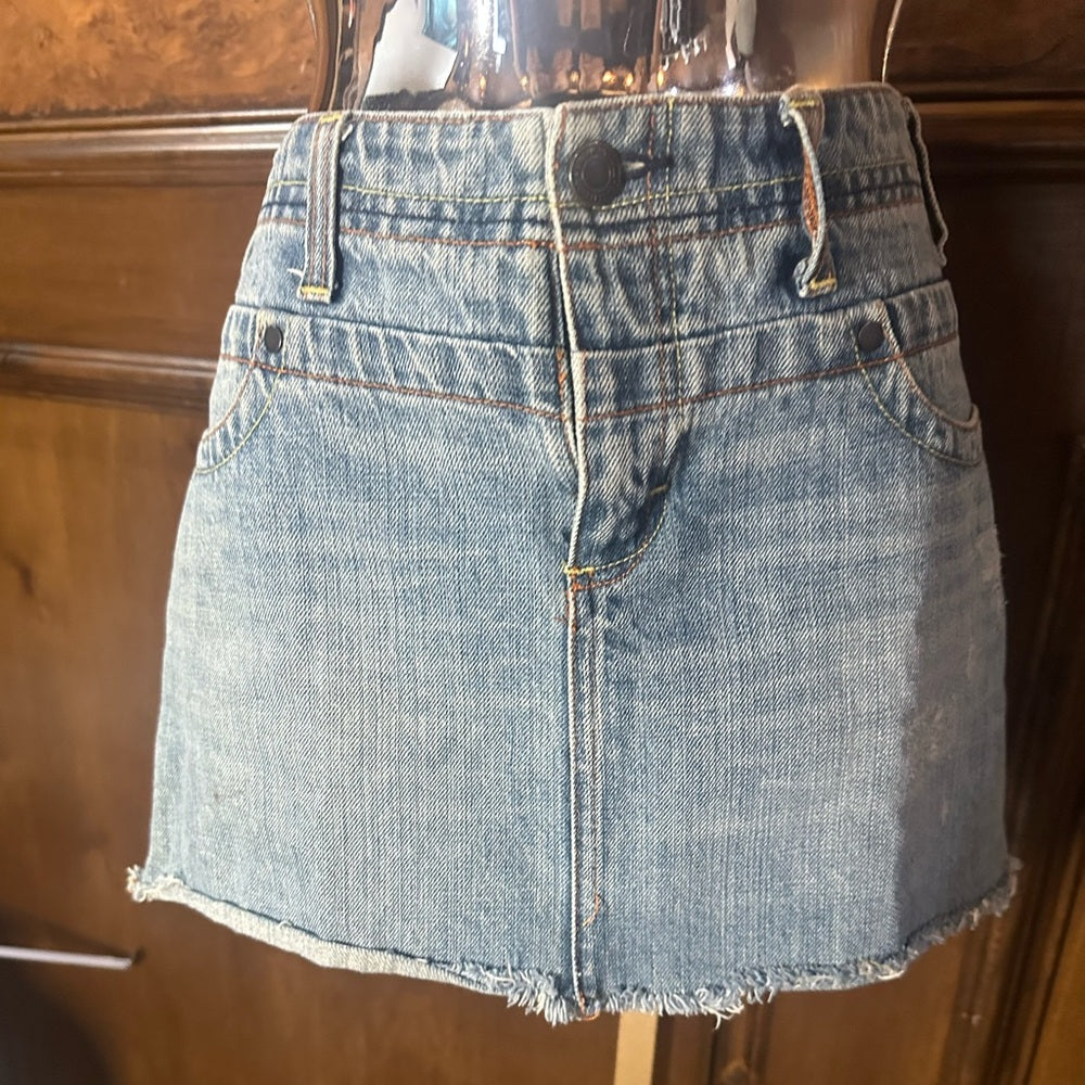SIZE 4 American Eagle Outfitters Blue Mini Skirt Casual