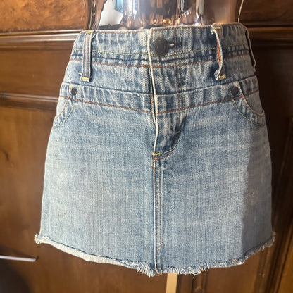 SIZE 4 American Eagle Outfitters Blue Mini Skirt Casual