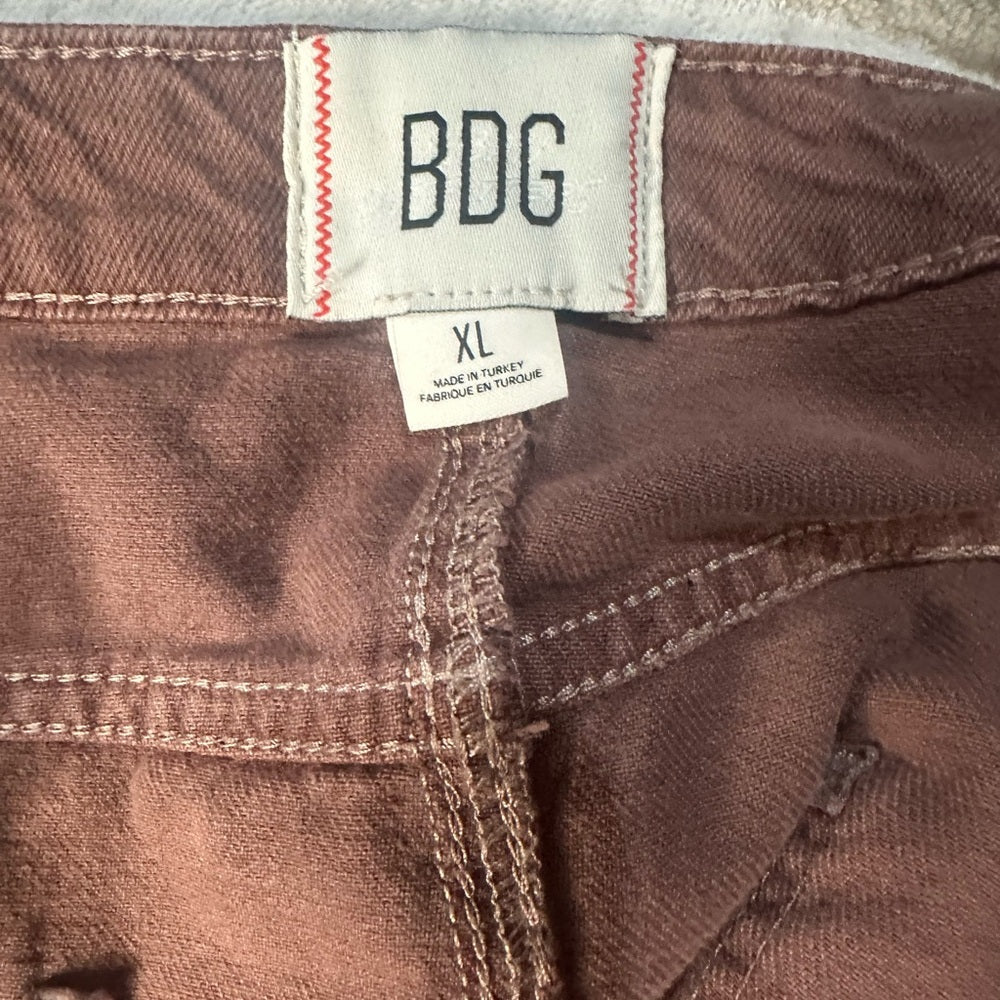 SIZE XL BDG Brown Mini Skirt