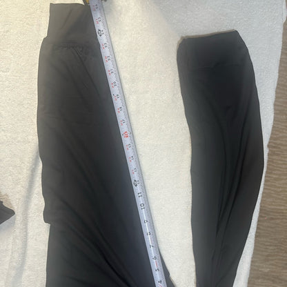 NWT SIZE L Leggings Depot Black Joggers with Elastic Cuffs
