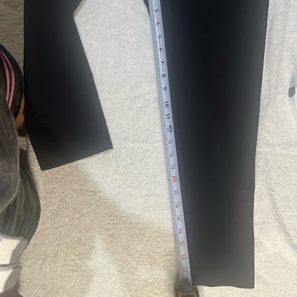 SIZE 8 H&M Black Straight Leg Pants High-Waisted Tailored