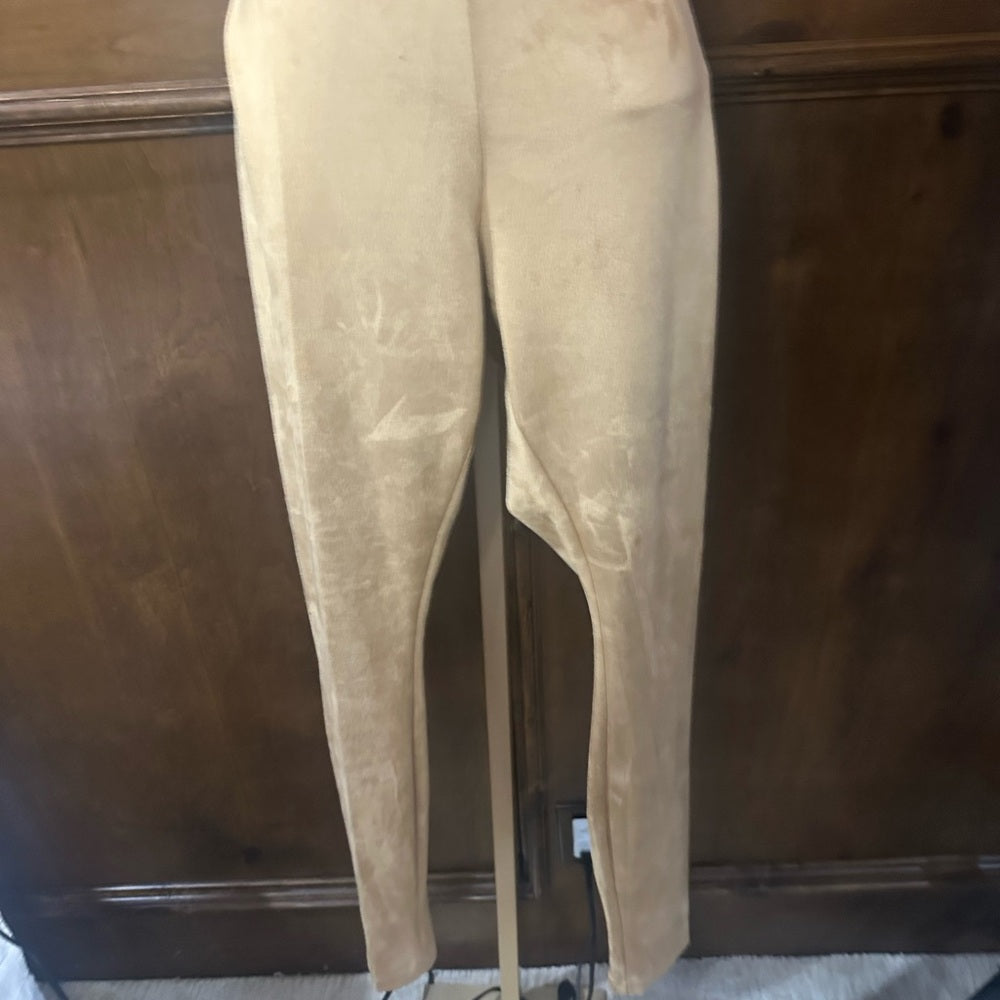 NWT SIZE L Hale Bob Tan Skinny Pants