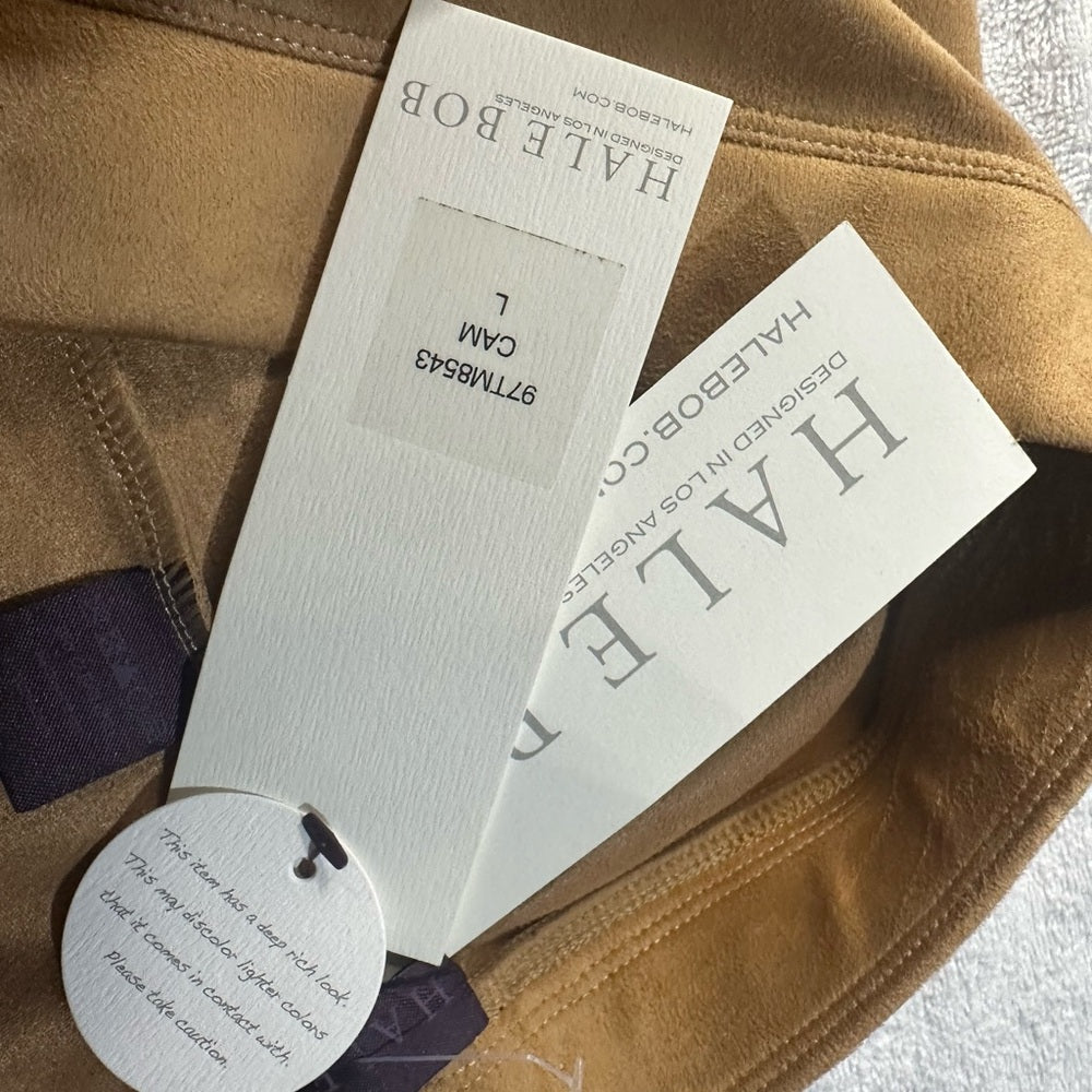 NWT SIZE L Hale Bob Tan Skinny Pants