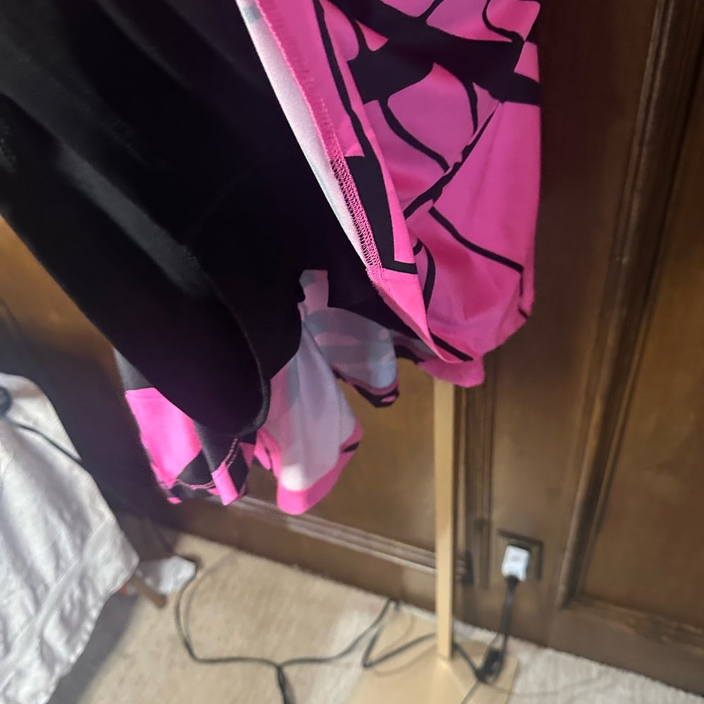 SIZE XL Simplicity Pink Asymmetrical Athletic Skater Skorts