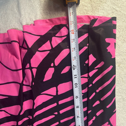 SIZE XL Simplicity Pink Asymmetrical Athletic Skater Skorts
