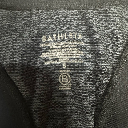 Athleta Black Sleeveless Fitted Tank Top