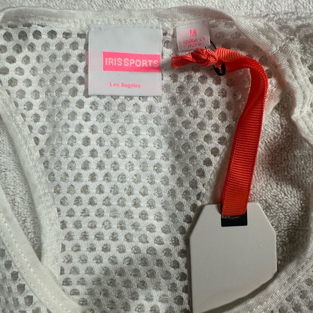 NWT SIZE M Iris White Sleeveless Tank Top