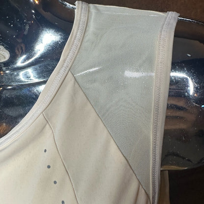 SIZE S/M Lululemon Athletica White Asymmetrical Sleeveless Tank