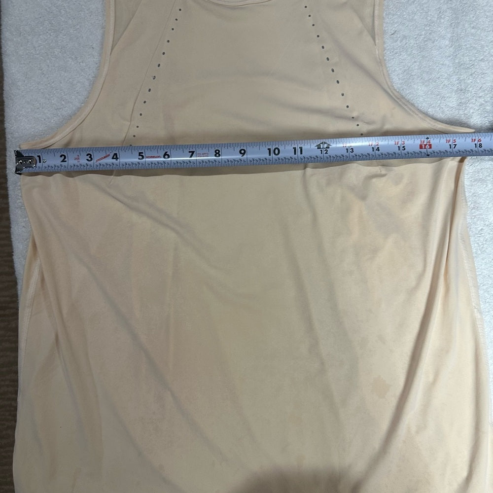 SIZE S/M Lululemon Athletica White Asymmetrical Sleeveless Tank