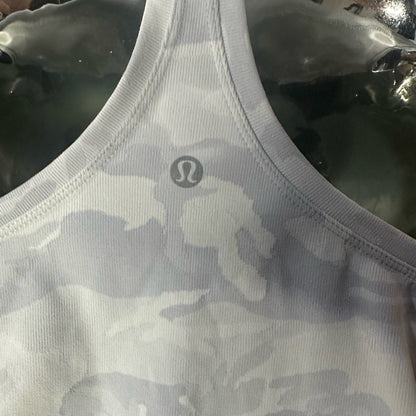SIZE XS/S/4 Lululemon Athletica White Tank Top Racerback Design Athletic Wear