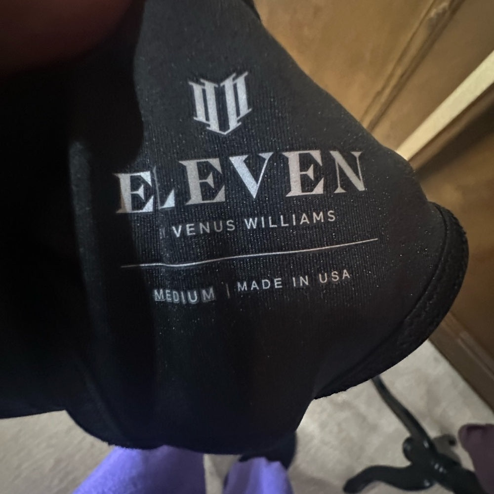 NWT SIZE S/M EleVen by Venus Williams Black Fitted Tank Top