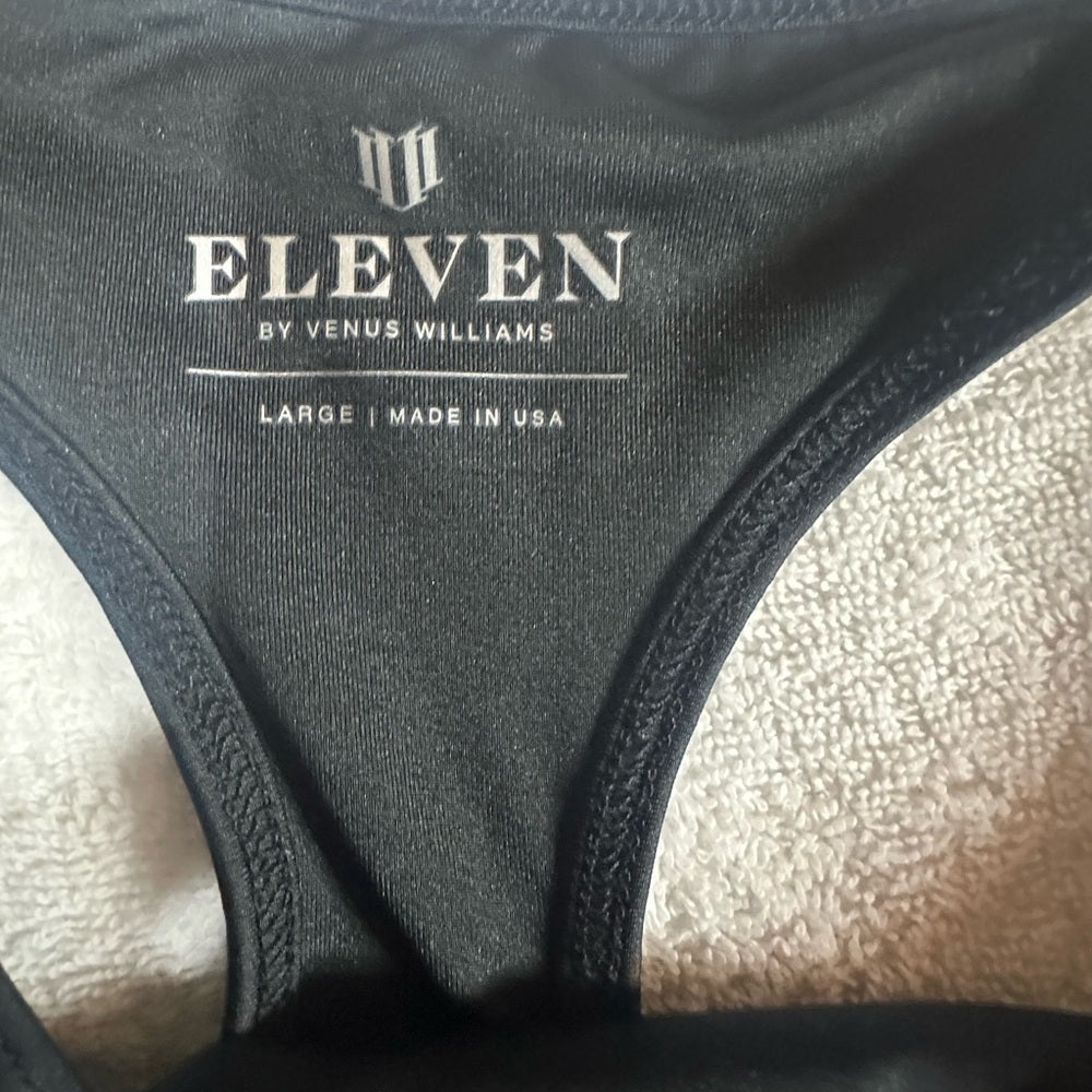 NWT SIZE S/M EleVen by Venus Williams Black Fitted Tank Top