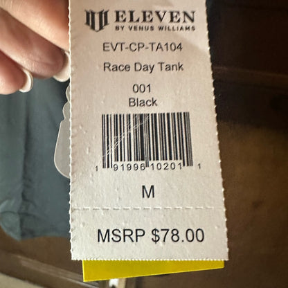 NWT SIZE S/M EleVen by Venus Williams Black Fitted Tank Top