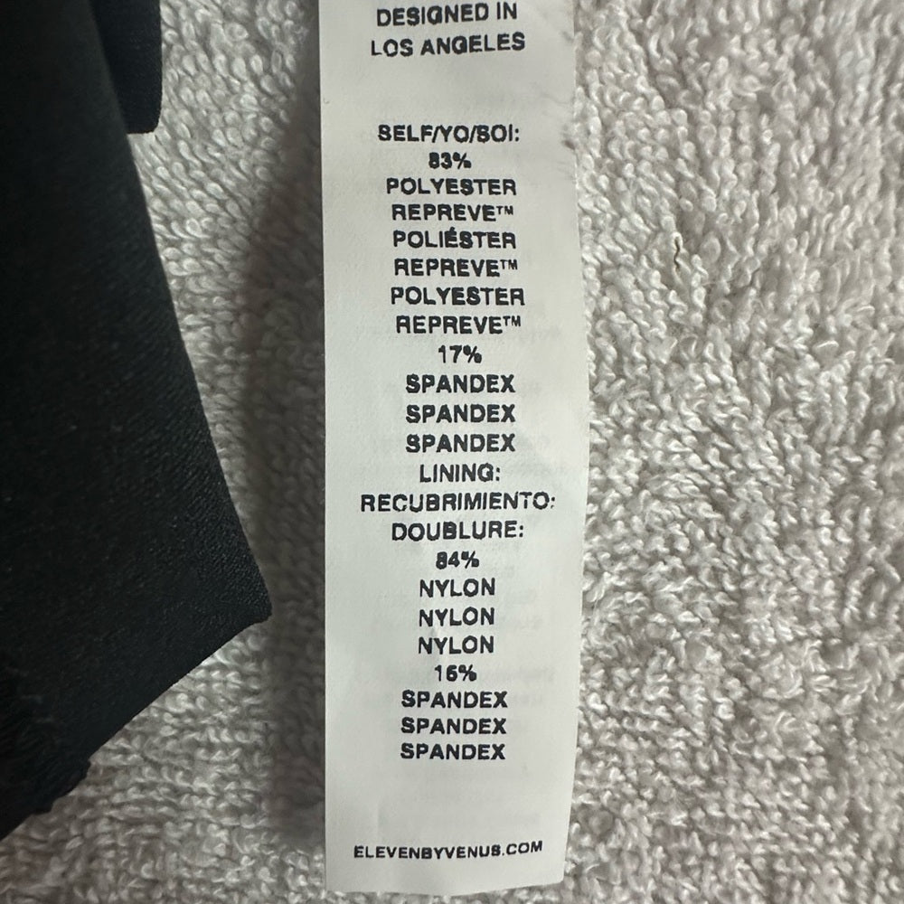 NWT SIZE S/M EleVen by Venus Williams Black Fitted Tank Top