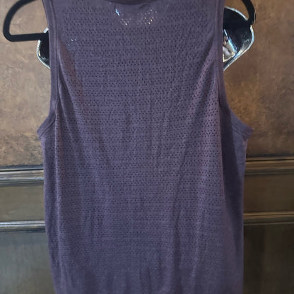 Lululemon Athletica Purple Ribbed Sleeveless Tank Top
