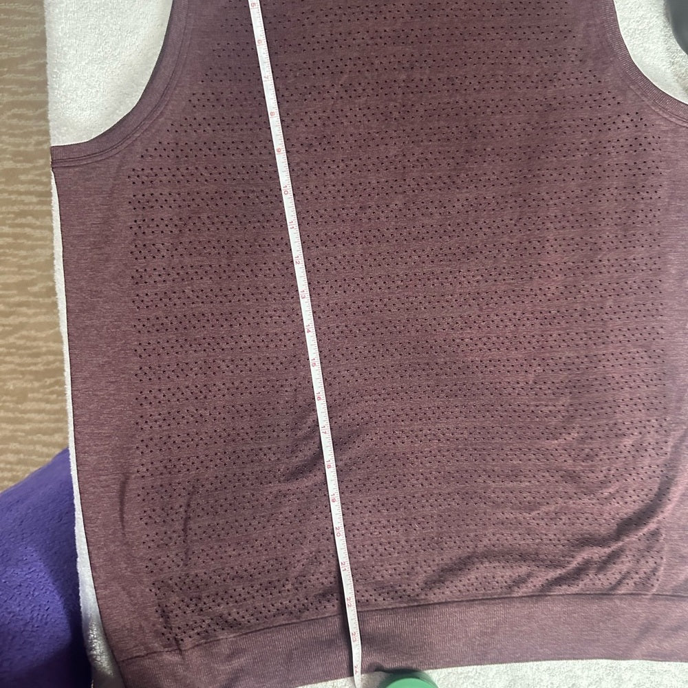 Lululemon Athletica Purple Ribbed Sleeveless Tank Top