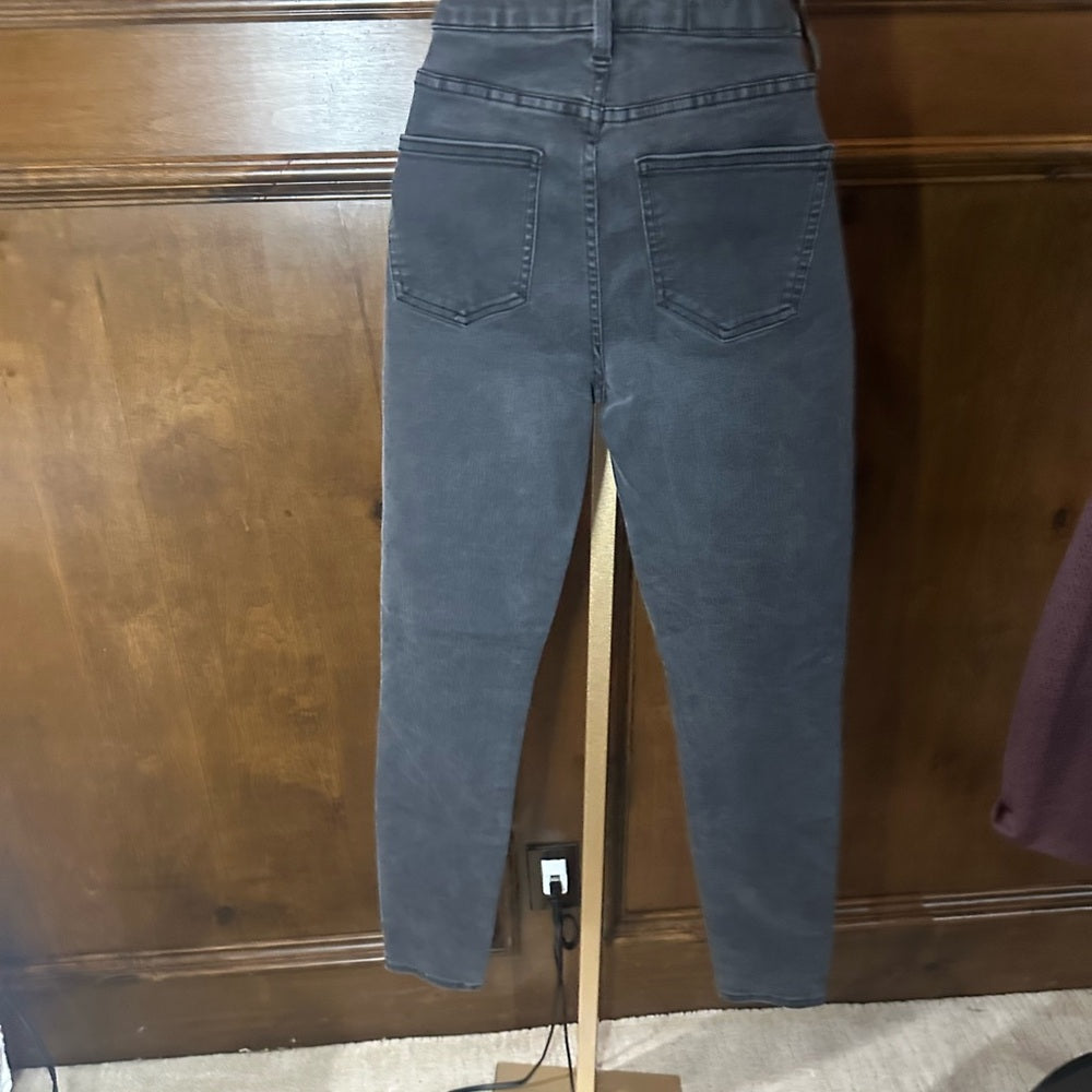 Pistola Black Cropped Ankle Jeans High-Waisted