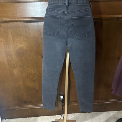 Pistola Black Cropped Ankle Jeans High-Waisted