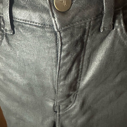 NWT SIZE 28 Anthropologie Black Cropped Ankle Jeans High-Waisted