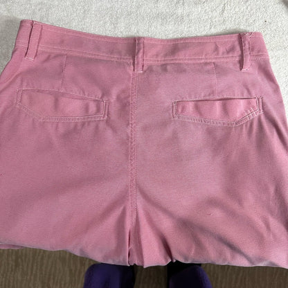 SSIZE 34 Lululemon Athletica Pink Flat Front Shorts