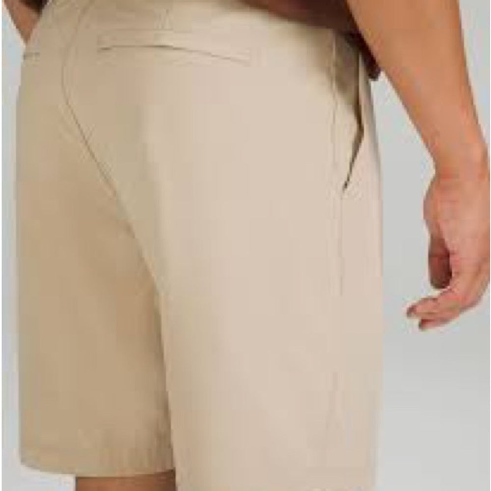SIZE 30 Lululemon Athletica Tan Flat Front Shorts Versatile Casual Wear