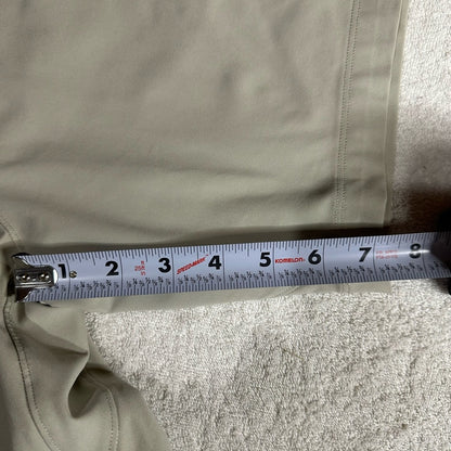 SIZE 30 Lululemon Athletica Tan Flat Front Shorts Versatile Casual Wear