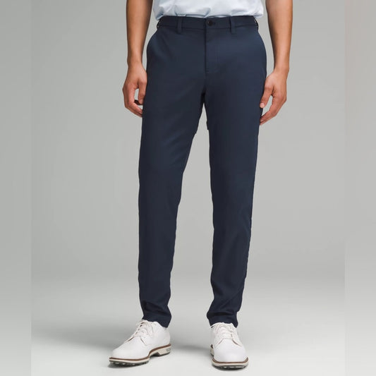 SIZE 34 Lululemon Athletica Blue Chinos Tapered Fit