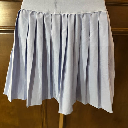 SIZE L Rue21 Blue Pleated Skater Skirt