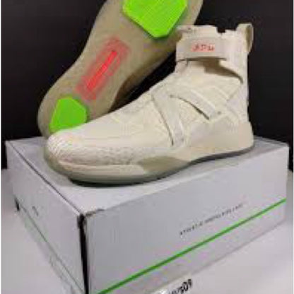 119. APL Cream Sneakers with Modern Strap Design