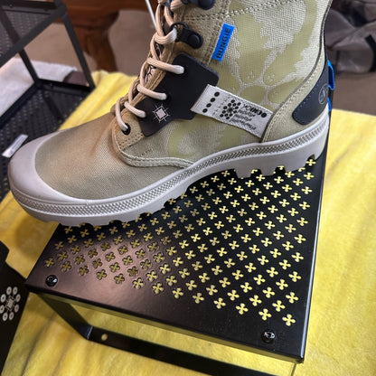 126.307. NEW SIZE M 7.5/8 W9/9.5 Palladium Beige Ankle Boots