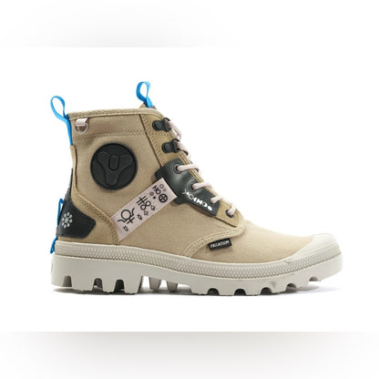 126.307. NEW SIZE M 7.5/8 W9/9.5 Palladium Beige Ankle Boots