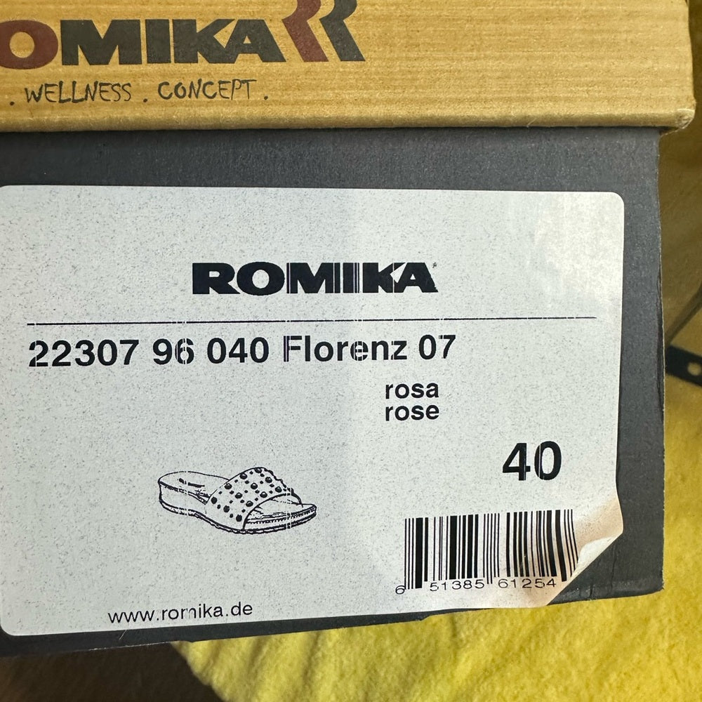 Romika Pink Pearl Embellished 127. Sandals