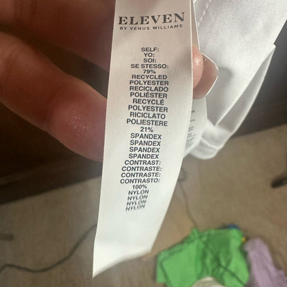 NWT SIZE XS/M EleVen by Venus Williams White Halter Sundress