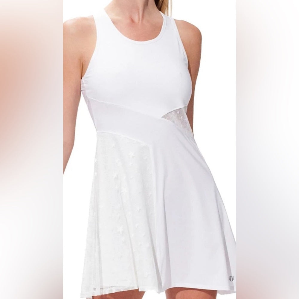 NWT SIZE XS/M EleVen by Venus Williams White Halter Sundress