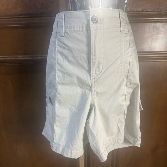 NWT SIZE 12 Style & Co White Cargo Shorts Cotton Blend