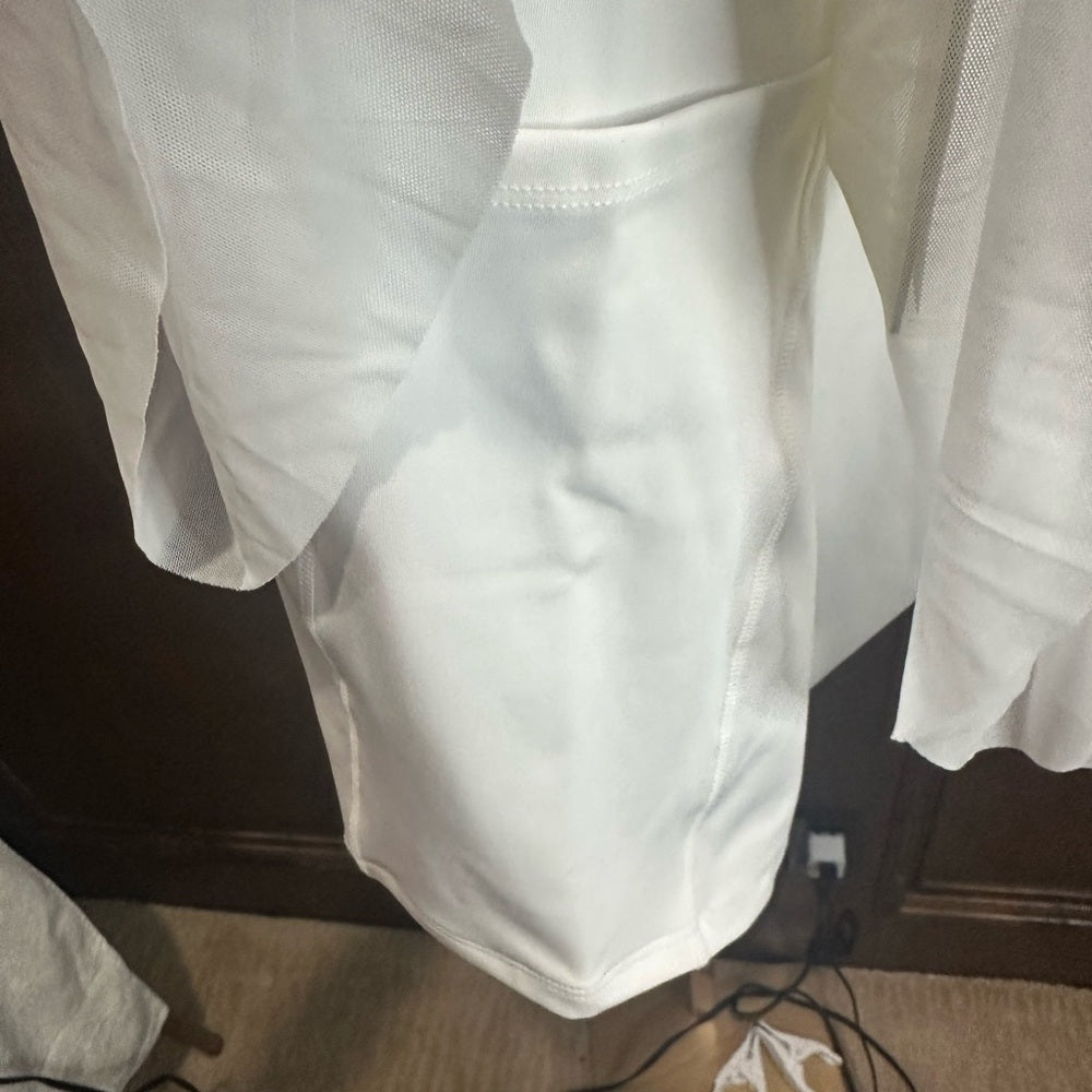 NWT SIZE XL/XXL EleVen by Venus Williams White Bike Shorts for Active Style