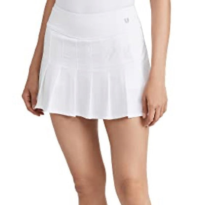 NWT SIZE S EleVen by Venus Williams White Pleated Skater Skorts