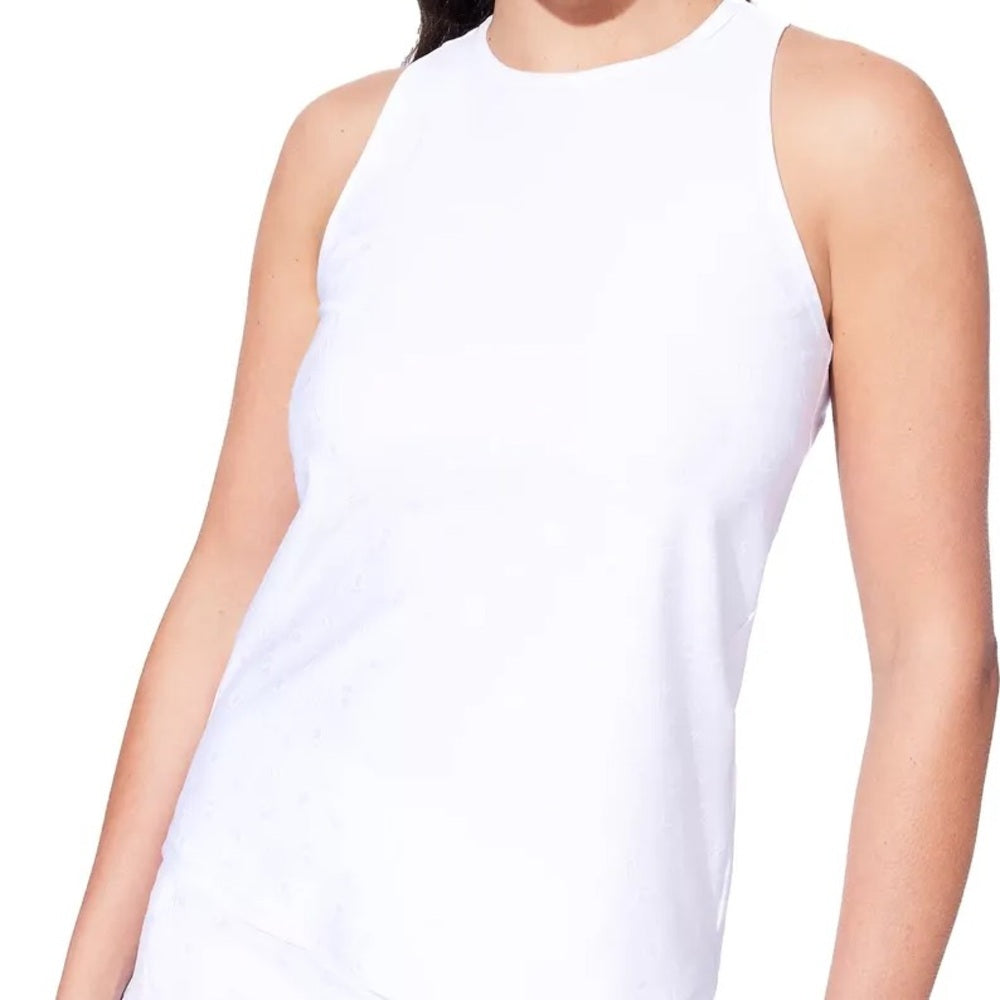 NWT SIZE M EleVen by Venus Williams White Sleeveless Fitted Tank