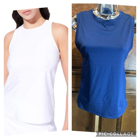 NWT SIZE M/L EleVen by Venus Williams Blue Fitted Muscle Tee