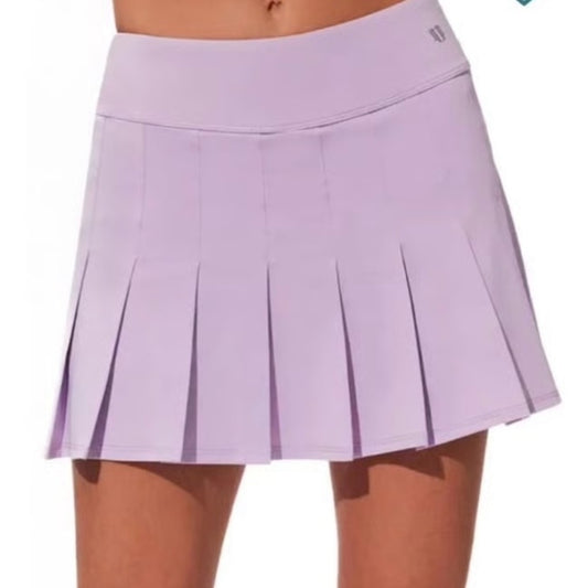 NWT SIZE XXL EleVen by Venus Williams Athletic Purple Pleated Skater Skirt