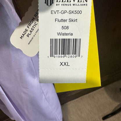 NWT SIZE XXL EleVen by Venus Williams Athletic Purple Pleated Skater Skirt