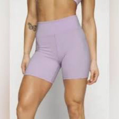 NWT SIZE S/MEleVen by Venus Williams Purple Bike Shorts High-Waisted Compression